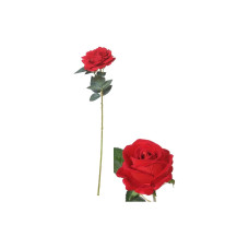 CHALET Kunstblume Rose Rot, 74 cm