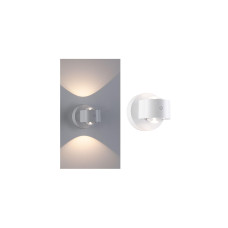 Paulmann LED Akkuwandleuchte Zorik 2700K dimmbar Weiss