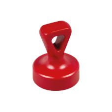 Berec Haftmagnet mit Öse, Ø 17 mm 2 Stück, Rot Berec Haftmagnet mit Öse, Ø 17 mm 2 Stück, Rot