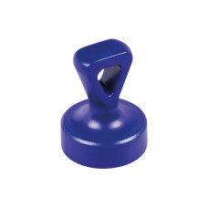 Berec Haftmagnet mit Öse, Ø 17 mm 2 Stück, Blau Berec Haftmagnet mit Öse, Ø 17 mm 2 Stück, Blau