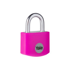 Yale Vorhängeschloss YE3B 25/12 Rosa Aluminium/Stahl Yale Vorhängeschloss YE3B 25/12 Rosa Aluminium/Stahl