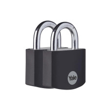 Yale Vorhängeschloss YE3B 38/19 2er-set Schwarz Aluminium/Stahl