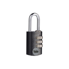 Yale Zahlenschloss YE3CB 20/21 Schwarz Aluminium/Stahl Yale Zahlenschloss YE3CB 20/21 Schwarz Aluminium/Stahl
