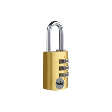 Yale Zahlenschloss YE3CB 20/21 Gold Aluminium/Stahl Yale Zahlenschloss YE3CB 20/21 Gold Aluminium/Stahl