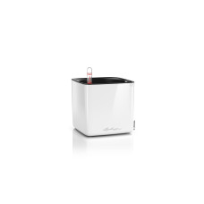 Lechuza Blumentopf CUBE Glossy 14 Weiss glanz Lechuza Blumentopf CUBE Glossy 14 Weiss glanz