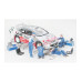 Tamiya Bausatz Rally Mechaniker Figurenset 1:24