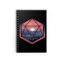 Glass Staff Notizbuch Mountain d20 Schwarz