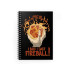 Glass Staff Notizbuch I Cast Fireball! Schwarz/Rot