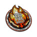 Glass Staff Anstecker Casting Fireball Spinner Schwarz/Rot Glass Staff Anstecker Casting Fireball Spinner Schwarz/Rot