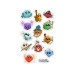 Glass Staff Sticker Kawaii Dice Classes Mehrfarbig