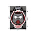 Glass Staff Meowster of the Dungeon Sticker Mehrfarbig