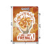 Glass Staff I Cast Fireball Sticker Beige/Orange/Rot