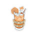 Glass Staff Player's Tears Sticker Orange