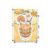 Glass Staff Player's Tears Sticker Orange