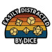 Glass Staff Easily Distracted Sticker Mehrfarbig