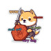 Glass Staff Much Crit Sticker Mehrfarbig