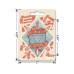 Glass Staff Slicing and Dicing Sticker Hellblau/Orange