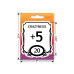 Glass Staff Stat Block Crazy Sticker Schwarz/Weiss