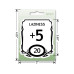 Glass Staff Stat Block Laziness Sticker Schwarz/Weiss