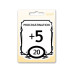 Glass Staff Stat Block Procrastination Sticker Schwarz/Weiss
