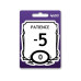 Glass Staff Stat Block Patience Sticker Schwarz/Weiss