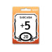 Glass Staff Stat Block Sarcasm Sticker Schwarz/Weiss