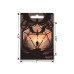 Glass Staff The Staredown d20 Sticker Rot/Schwarz