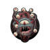 Glass Staff Summoning of the Beholder Sticker Schwarz