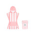 Dock & Bay Badeponcho 3-5, Pink/Rosa