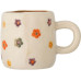 Bloomingville Universaltasse Addy 130 ml, 1 Stück, Beige/Weiss