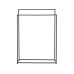 Blomus Handtuchhalter Modo 86 x 60 x 18.5, Schwarz