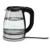 GOURMETmaxx Wasserkocher 1.8 l, Transparent/Schwarz