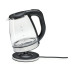 GOURMETmaxx Wasserkocher 1.8 l, Transparent/Schwarz