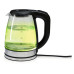 GOURMETmaxx Wasserkocher 1.8 l, Transparent/Schwarz