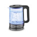 GOURMETmaxx Wasserkocher 1.7 l, Transparent/Grau