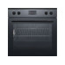 Electrolux Einbauherd EH6GL40XSP Einbau-Backofen Schwarz Spiegel 71 L