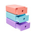 Exacompta Tiny Box Candy Tidy, 3-er Set A5+, stapelbar