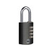 Yale Zahlenschloss YE3CB 38/31 Schwarz Aluminium/Stahl
