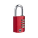 Yale Zahlenschloss YE3CB 38/31 Rot Aluminium/Stahl