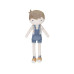 Little Dutch Kuschelpuppe Jim 50 cm Stoffpuppe Blau Mehrfarbig 50 cm