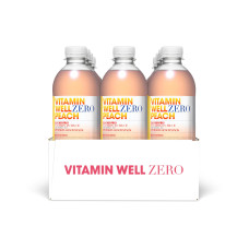 VITAMIN WELL Zero Peach 12 x 0.5 l VITAMIN WELL Zero Peach 12 x 0.5 l