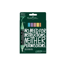 Faber-Castell Acrylmarker Multimark Set Pastel, Doppelspitze, 6 Stk Faber-Castell Acrylmarker Multimark Set Pastel, Doppelspitze, 6 Stk