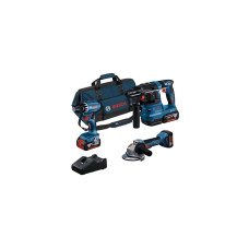 Bosch Professional Akku-Werkzeugset GSR + GWS + GBH + 3 x Akku Werkzeugtasche Bosch Professional Akku-Werkzeugset GSR + GWS + GBH + 3 x Akku Werkzeugtasche