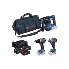 Bosch Professional Akku-Werkzeugset GSR + GDX + GBH + 3 x 5.0Ah Bosch Professional Akku-Werkzeugset GSR + GDX + GBH + 3 x 5.0Ah