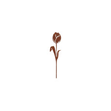 Esschert Design Dekofigur Tulpe Weichstahl Rost 9 x 37 cm