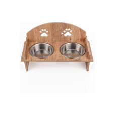 Paws & Whiskers Futterbar mit Näpfe Apvm12 Paws & Whiskers Futterbar mit Näpfe Apvm12
