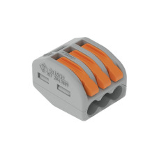 WAGO Steckklemme CLASSIC 3 x 0.08-4 mm², 5 Stück
