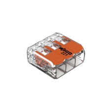 WAGO Steckklemme COMPACT 3 x 0.14-4 mm², 12 Stück
