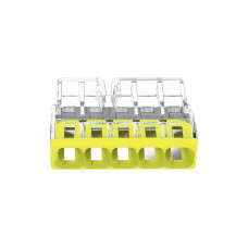 WAGO Steckklemme COMPACT 5 x 0.5-2.5 mm², 20 Stück