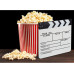 relaxdays Filmklappe 26 x 30 cm, Weiss